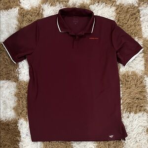 Nike Burgundy Polo Shirt